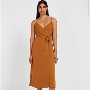 COPY - Frank + Oak Midi Wrap Dress